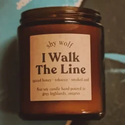 I Walk The Line Candle Soy Wax Candle
