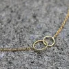 Interlocking Circles Necklace