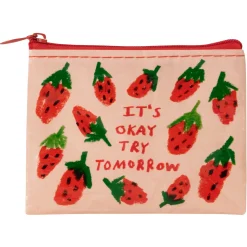 It's Ok Try Tomorrow Coin Purse