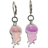 Jellyfish Iridescent Hologram Earrings
