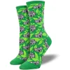Koala Face Socks Green