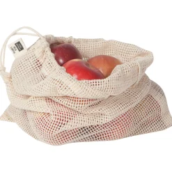 Le Marche Set Of 3 Produce Bags Natural