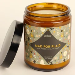 Mad For Plaid Soy Wax Candle