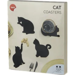 Magnetic Cat Coasters