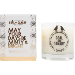 May Your Days Be Minty & Bright Candle