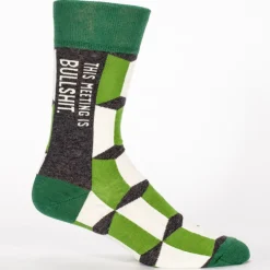 Meeting Is Bullshit Men's Socks