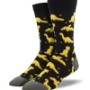 Men's Dino Nuggets Socks Black