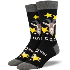 Men's Goat Socks Black