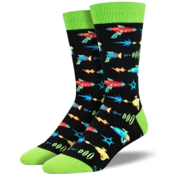 Men's Ray Gun Blasters Socks Black