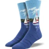 Men's Sailing By Socks Blue