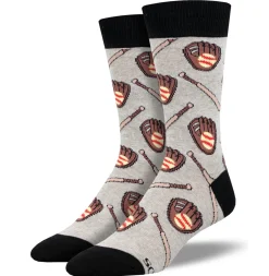 Men's Softball League Socks Light Grey Heather