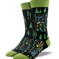 Men's Trees Please Socks Black