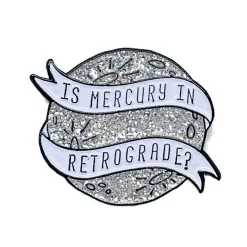 Mercury Retrograde Enamel Pin