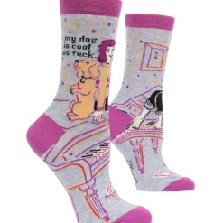 My Dog Is Cool As Fuck Crew Socks