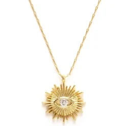Mystic Eye Necklace Crystal
