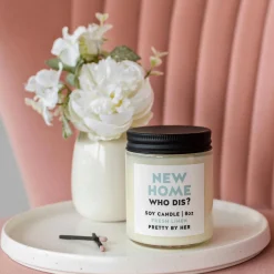 New Home Who Dis Soy Wax Candle