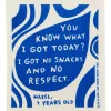 No Snacks Swedish Dishcloth