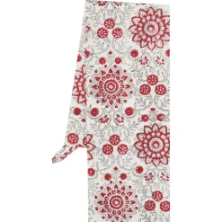 Passionflower Block Print Tea Towel