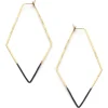 Patina Dipped Rhombus Hoops