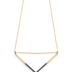 Patina Dipped V Necklace