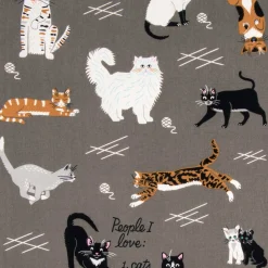 People I Love: Cats Dish Towel