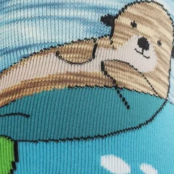 Plays Well With Otters Men's Crew Socks