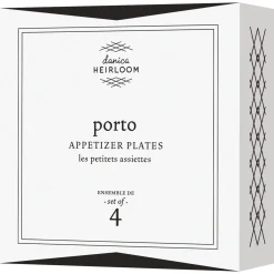 Porto Stamped Plates Set Of 4