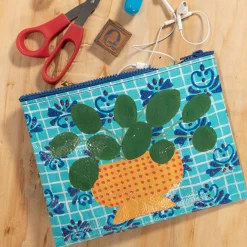 Pretty Plant Zipper Pouch