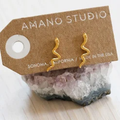 Serpent Stud Earrings