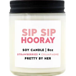 Sip Sip Hooray Soy Wax Candle