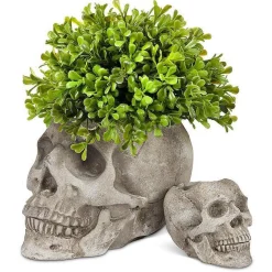 Skull Planter / Tealite Holder Small