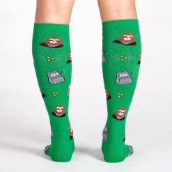 Sloth Machine Knee Socks
