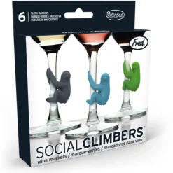 Social Climbers Sloth Drink Markers