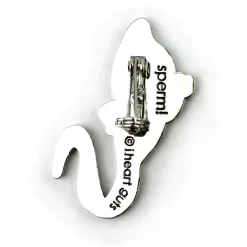 Sperm Sparkly Lapel Pin