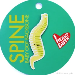 Spine Lapel Pin