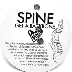 Spine Lapel Pin