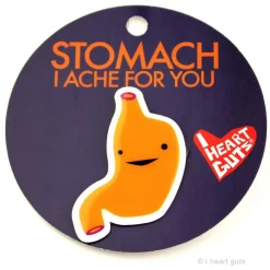 Stomach Lapel Pin