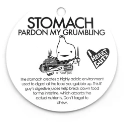 Stomach Lapel Pin