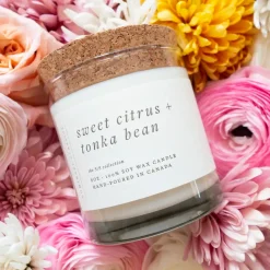 Sweet Citrus + Tonka Bean Candle