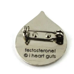 Testosterone Lapel Pin