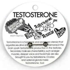 Testosterone Lapel Pin