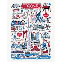 Toronto Cityscape Tote Bag