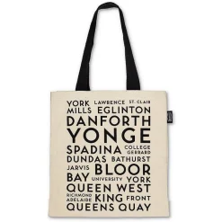 Toronto Streets Tote Bag
