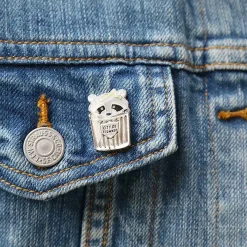 Trash Panda Raccoon Enamel Pin