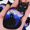 Twilight Cat Embroidered Patch