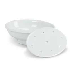 Two Piece Soap Dish With Strainer
