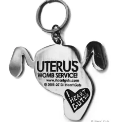 Uterus Key Chain