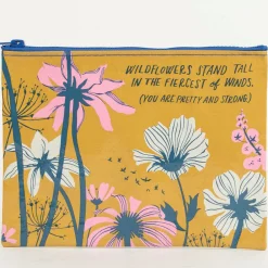 Wildflowers Stand Zipper Pouch