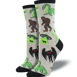 Women's Cryptids Socks Grey Heather