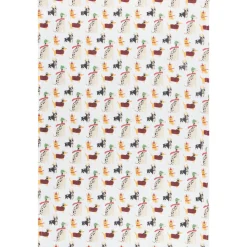 Yule Dogs Floursack Tea Towels Set Of 3